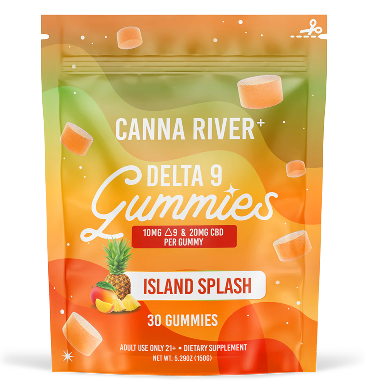 Canna River Delta-9 Island Splash Gummies (900mg)
