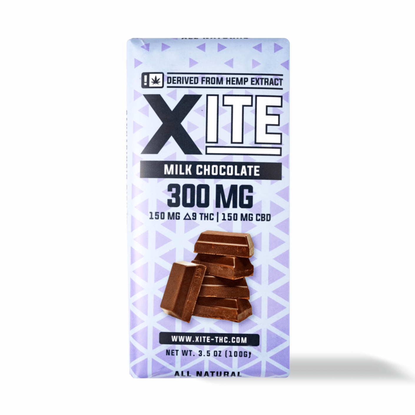 Xite Milk Large Chocolate Bar D9 (150mg THC 150mg CBD)