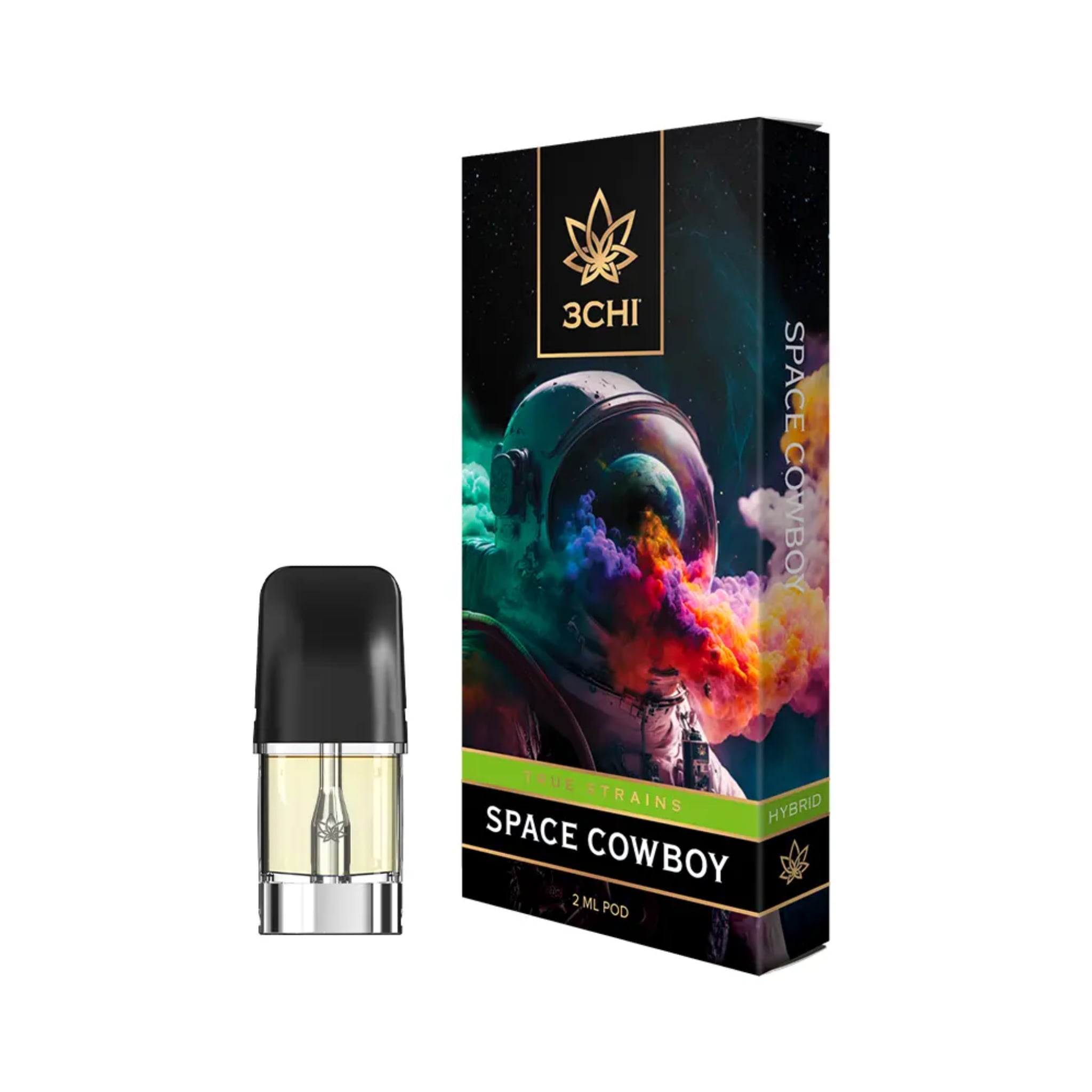3Chi Space Cowboy 2g Hybrid - Battery and Cart True Strains